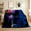 Fantasy Forest Flannel Blanket Throw Blanket Soft Warm Sofa Bed Camping Car home Decor Unique Christmas Gift C9302283