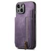 Zipper Cards Solt Wallet Leather Case For iPhone 16 Pro Max 15 14 Plus 13 12 11 XS XR Se2022 Pocket Magnetic Double Buckle Cover