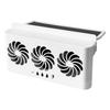 Solar Car Exhaust Fan with 3 Air Outlets Car Radiator Cooling Fan Eliminate Peculiar Smell Auto Ventilation Fan for All Cars
