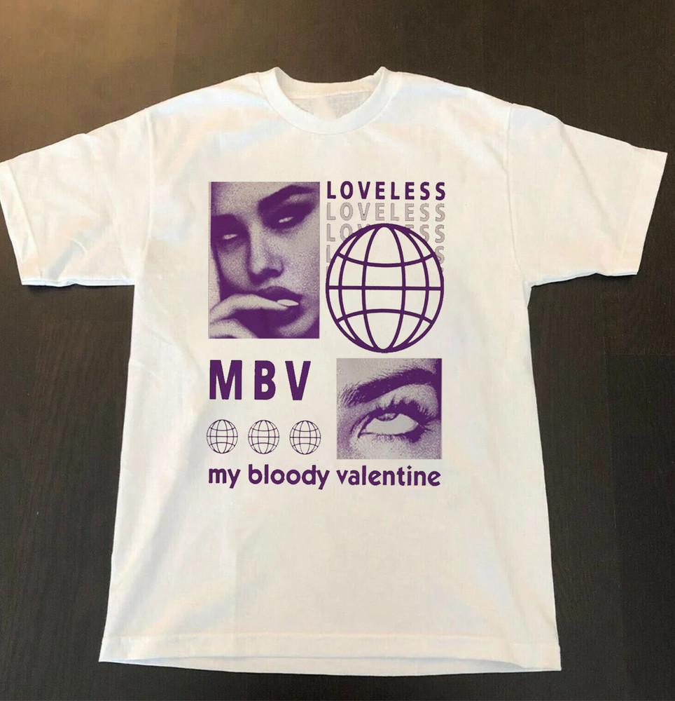 Loveless My bloody valentine Футболка унисекс с логотипом группы Все размеры от S до 5XL SB312 Футболка унисекс XXXXL