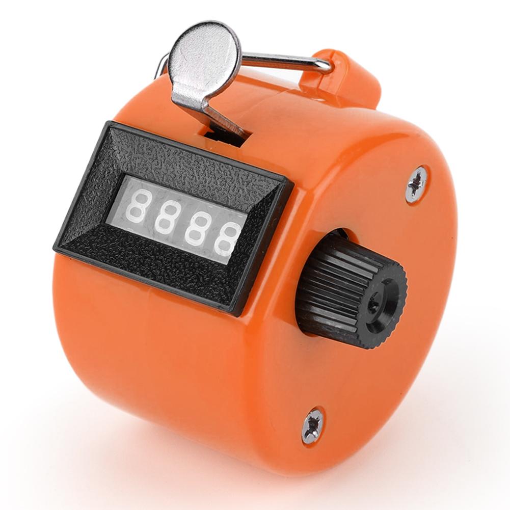 Handheld Tally Counter 4-Digit Number Count Clicker Counter Hand Mechanical Counters Clickers for Coaching
