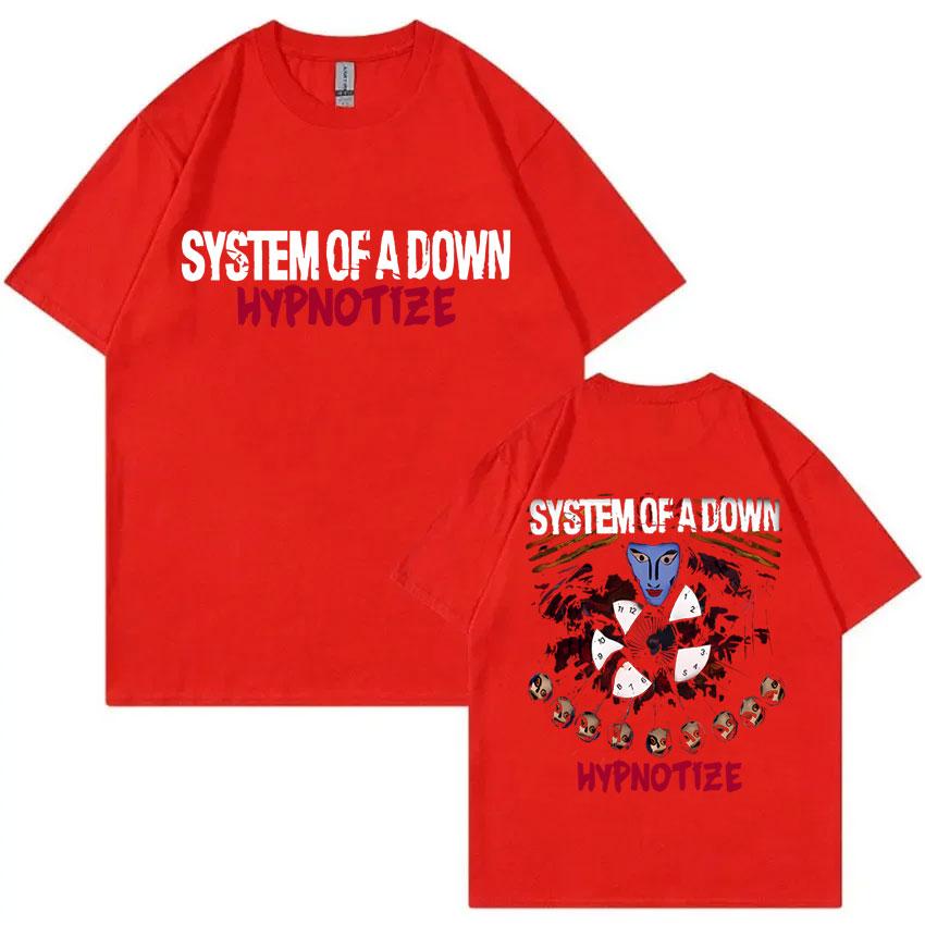 

Rock Band System of A Down Hypnotize Graphic T Shirts Unisex Alternative Metal Music Tshirts Unisexs Vintage Oversized Tshirt S