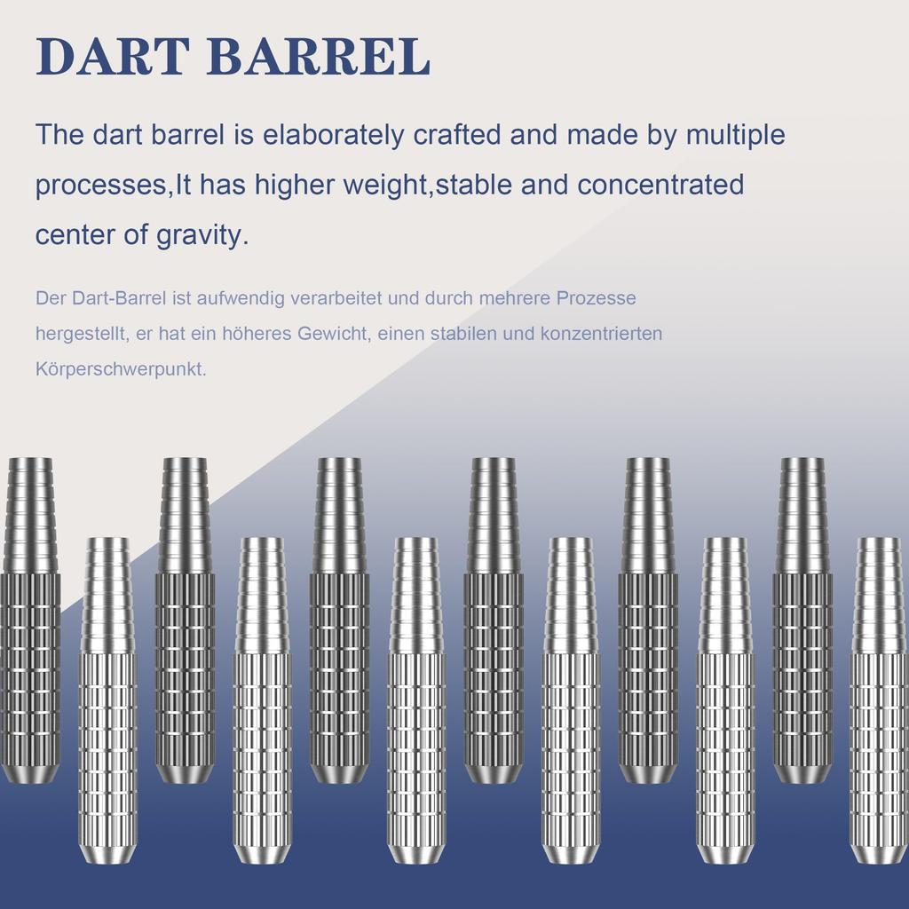 CyeeLife Plastic Tip Darts, 12-Piece Set, 15/17 Gram Professional Soft Tip Darts for Electronic Dartboards