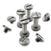 2 Sets Shirogoro Knives Style 416 Stainless Steel Material Knife Handle Lock Screws Rivet Nail Bolt Fastener DIY Making Part
