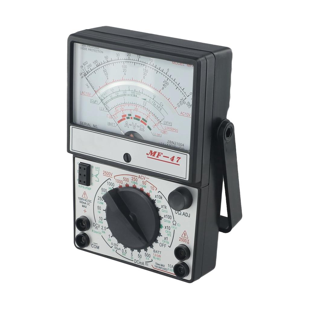 Analog Multimeter Voltmeter Ammeter Ohmmeter Battery Tester Suitable for Various Applications Easy to Understand Readings