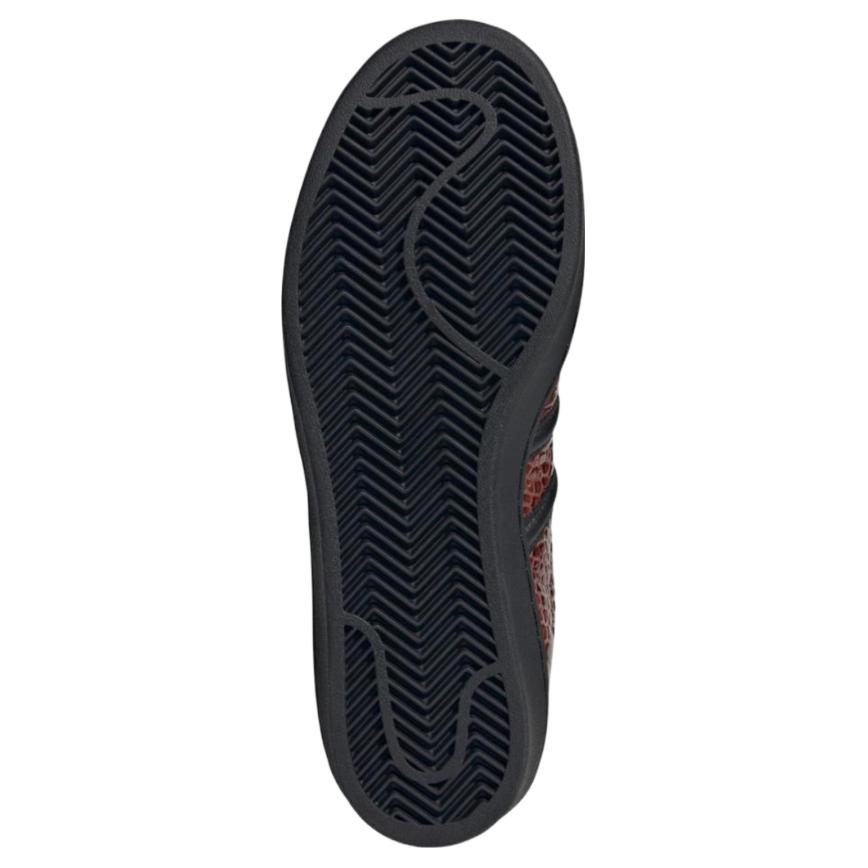 Adidas Tênis Superstar Vintage Marrom Raposa Croco Unissex Core-Black-Gold-Bege JQ3258