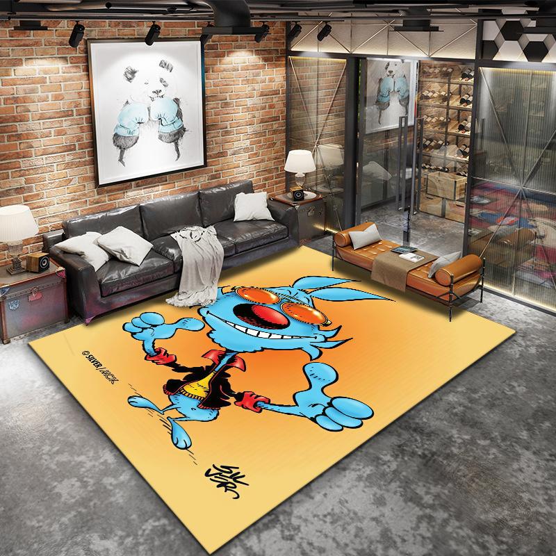 Lupo Alberto Carpet Rug for Living Room Bedroom Home Sofa Decoration,Kids play Nonslip Floor Mat