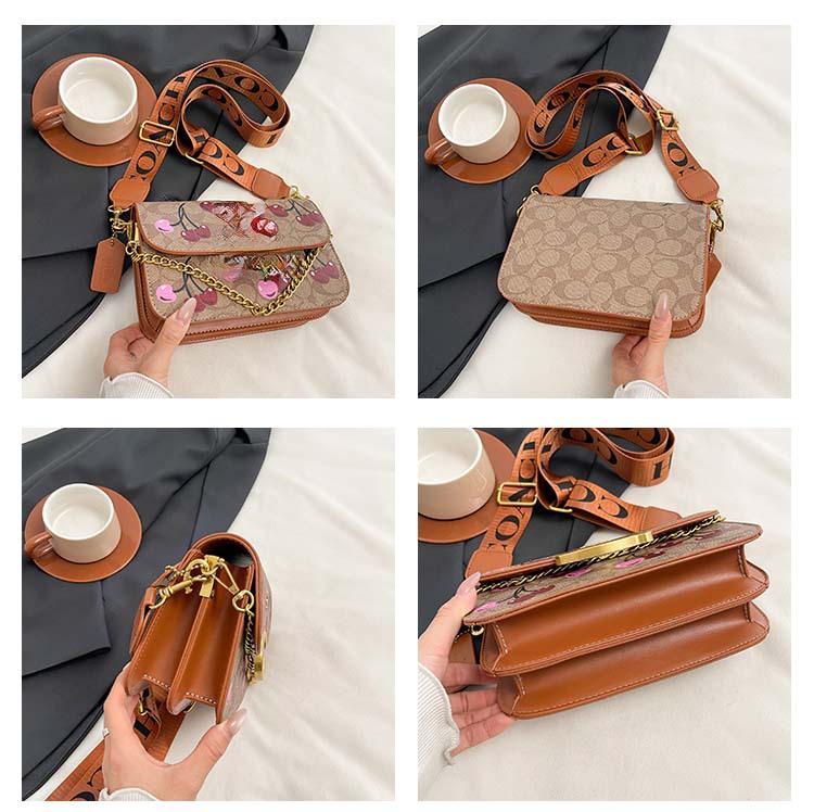 Damen 2025 Stilvolle High-End Kleine Quadratische Umhängetasche mit Vielseitigem Druck