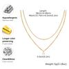 Minimalist Light Cozy Stainless Steel Double Layer Y Shaped Necklace Chain Trendy Women Premium Jewelry Bijoux