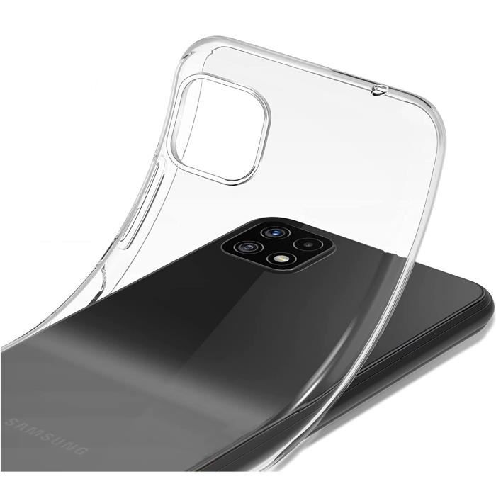 Coque - Phonillico® - Samsung A22 5G - Silicone Gel TPU - Ultra Mince - Transparent