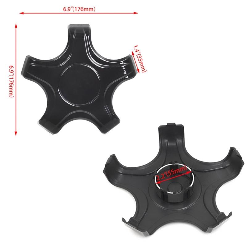Car Wheel Center Caps Protector Easy Installs Car Wheel Covers Automotive Hub Caps Set Quick Installation 4pcs for Vehicle