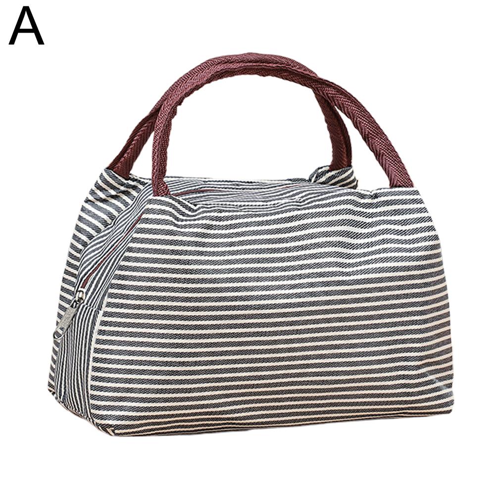 Lunch Bag Handle Insulation Cooler Bag For Women Kid Lunch Box Picnic Travel Portable Food Storage Breakfast Thermal Food Bag