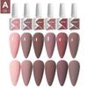 JTING Private Label Hema Free VEGAN Gel Polish Set 6colors with Unique Package Box Design Nail Supply Salon Uv Gel OEM Bottles