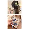 Cute Bear Double Sided Hair Claw Bow Shark Clip Elegant Back Head Hair Accessories
