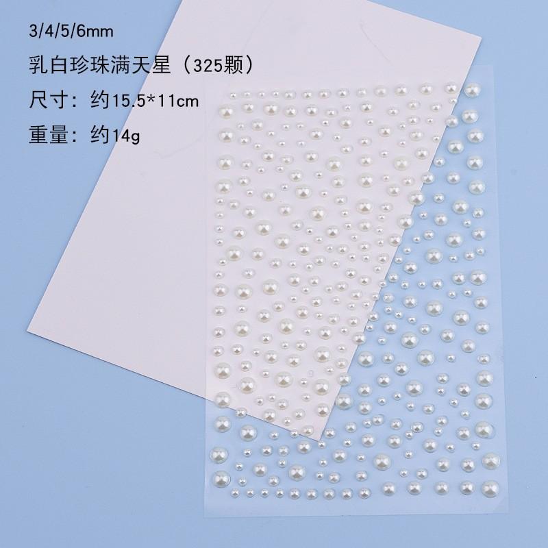 Combination Face Diamond Laser Colorful Diamond Sticker Face Tear Diamond Eyebrow Sticker Star Moon Nail Art Jewelry