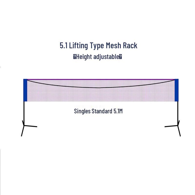 WEZHO Portable Outdoor Folding Badminton Net System