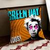 DGreen Day Band Cushion Cover Reversible Soft Durable Pillow Cover Home  Car MultiScene Use for Daily Comfort