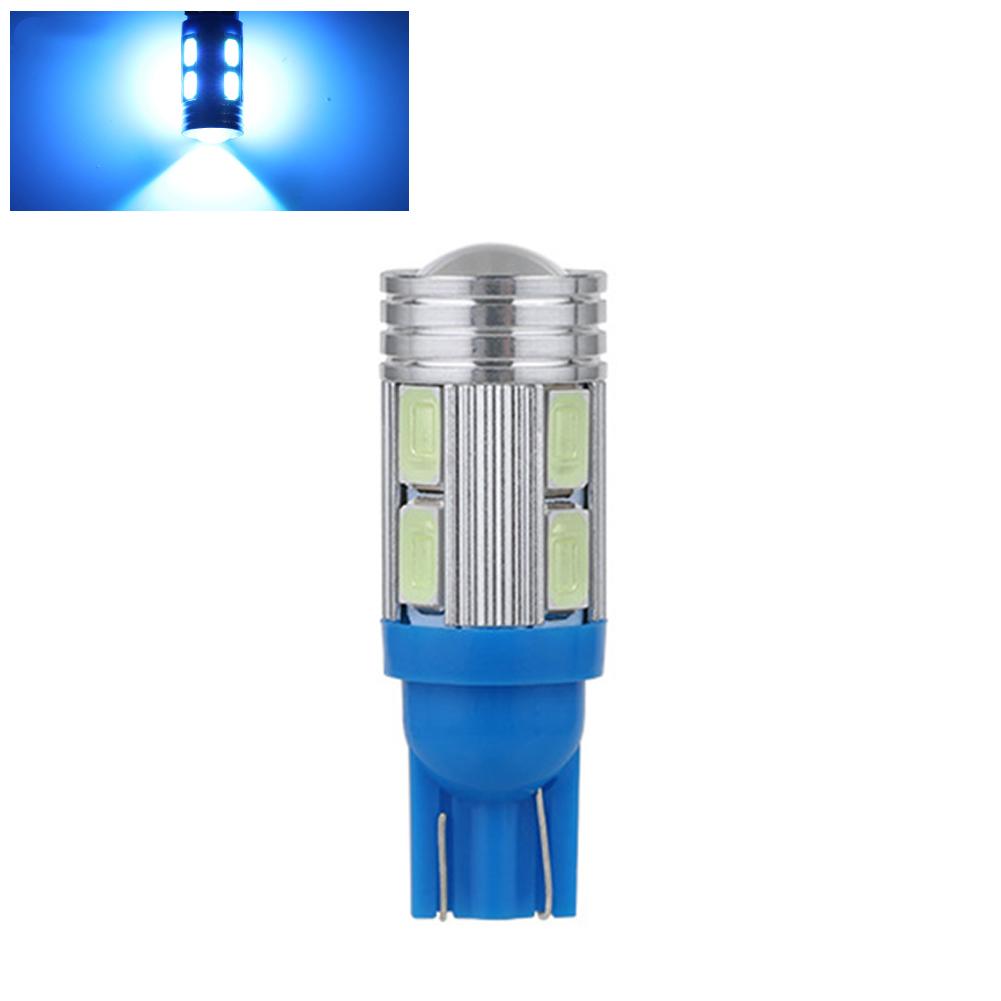 

T10 Автомобильная светодиодная лампа W5W 10SMD 5630, фонарь заднего хода, лампы для чтения, постоянный ток 12 В, боковая подсветка номерного знака, лампы багажника
