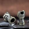 Cute Puppy Brass Knife Beads Animal Dog EDC Outdoor DIY Paracord Woven Lanyard Pendants Accessories Bracelets Charms Jewelry