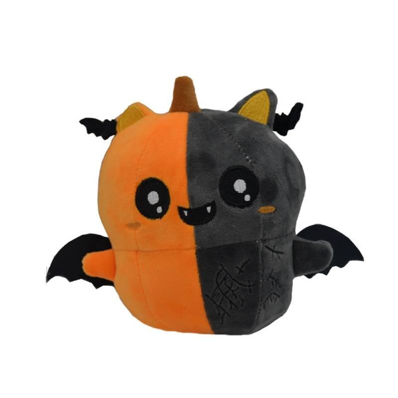 Adorable Halloween Bat Plush Toy Featuring Unique Pumpkin Design Perfect For Festive Decor