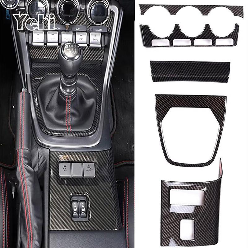 For 2025-2025 Toyota GR86/ Subaru BRZ ABS Cover Trim Set Decoration Car Interior Center Console Gear shift panel