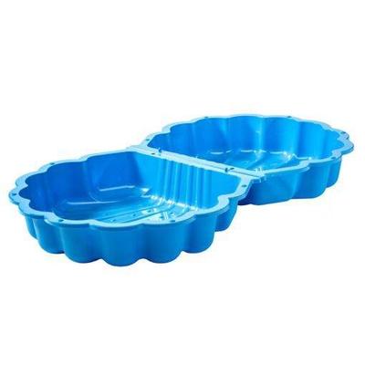 Shell 2 Plastic Sandbox - Blue