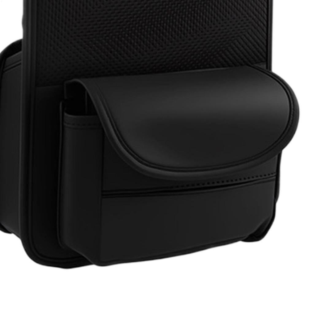 Auto-Portemonnaie-Halter zwischen den Sitzen PU-Leder-Behälter mit Fächern Zwischensitz-Aufbewahrungstasche für Snacks Schlüssel Becher Portemonnaie SUV