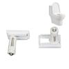 2 Stück Universal-WC-Deckelschraube, WC-Sitz-Befestigungsschrauben, Expansionsschrauben-Set, WC-Verbindungsmuttern, Zubehör