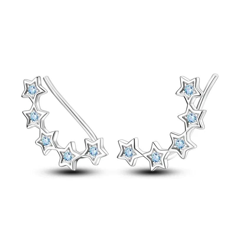 Original Design 925 Sterling Copper Luminous Firefly Pendant Earrings For Women's Luxurious Wedding Anniversary Zircon Gifts
