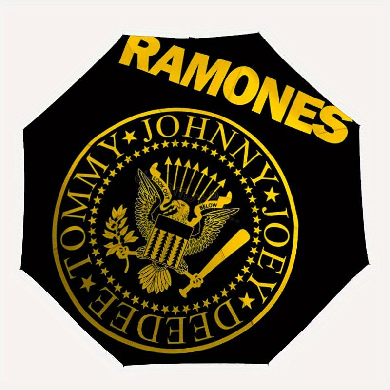 

Ramones Seal Automatic Open/Close Umbrella Compact Travel Umbrella, 8 Rib Heavy Duty Construction, Ideal Gift, 165