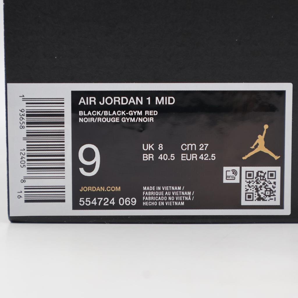 554724-069 Nike Air Jordan 1 Mid Chicago Black Toe (2025) (Men's)