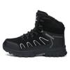39-49 Winter Outdoor Waterproof  Men's Snow Boots Mid-top Thick Bottom Plush Non-slip Wear-resistant Winter Large Size Snow Boots Winter Boots for Men