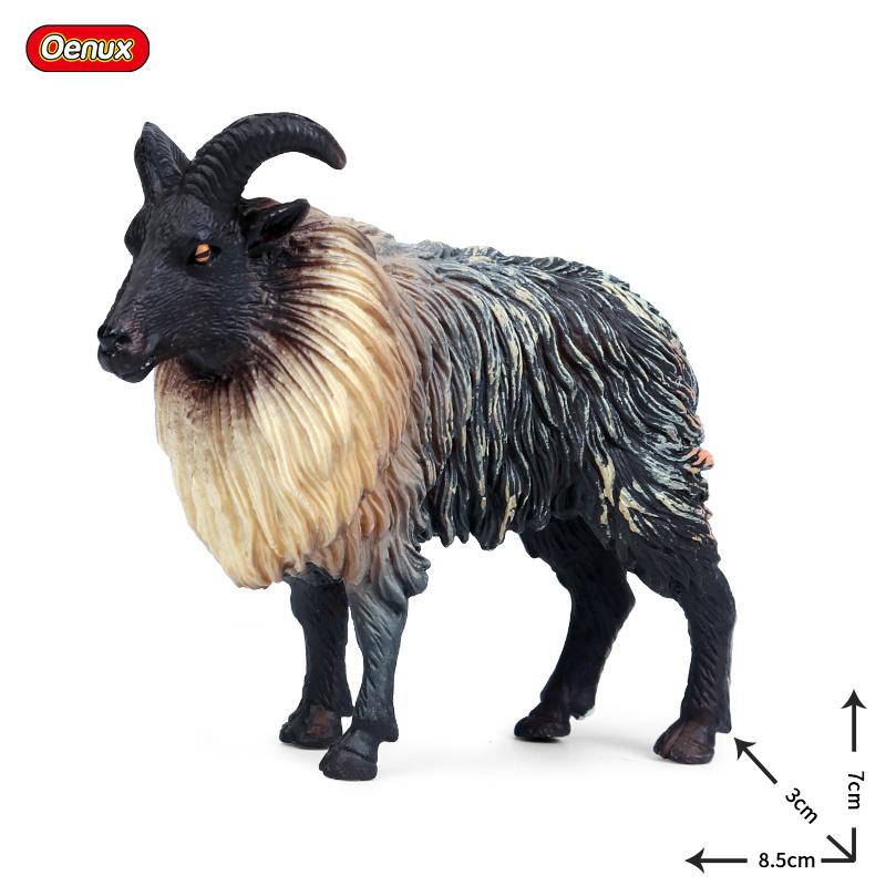 Oenux Farm Animals Simulation Cute Model Action Figure Alpaca Cow Horse Figurines Sheep Goat Miniature Educational Toy For Kid