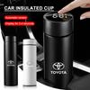 500ml Intelligenter Thermobecher Filterkaffee Trinkflasche Temperaturanzeige für TRD Toyota GR Corolla Rav4 Auris Camry Yaris Zubehör