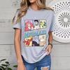 Disney La Sirenetta Ariel Stampa Donna Moda Estiva Casual Maglietta da Donna Cotone Puro Manica Corta Top Personalizzato