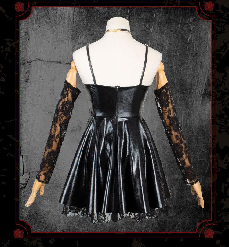 Death Note Misa Amane Cosplay Costume with Cross Necklace