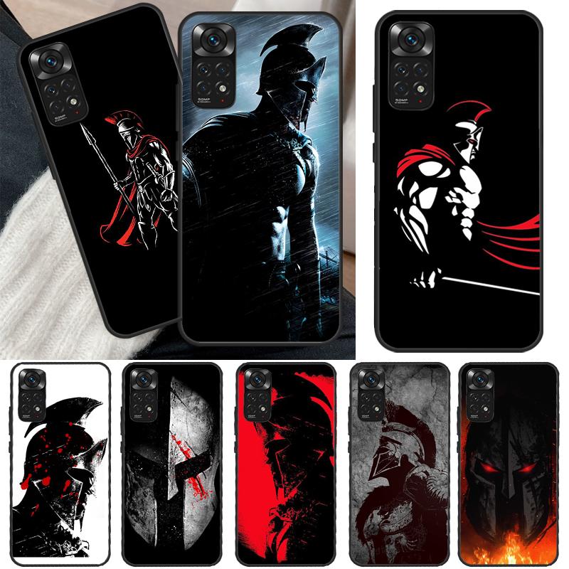 Spartan For Redmi 10A 10C 9A 9C 9T K40 K50 Gaming Phone Case For Redmi Note 11S 10S 9S 9 10 11 Pro