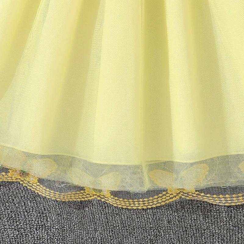 Girl Short Sleeves Dress Children Kid Casual Summer Beach Sundress Princess Dresses Clothes