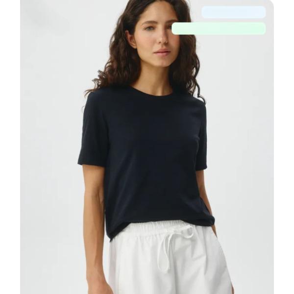 

Summer Round Neck Top Fashionable Casual Pure Cotton Short Sleeved Solid Color T-shirts Women s T-shirts 3XL