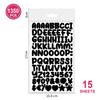 Cartoon Cartoon Initial Alphabet Paster 0.5 Inch 26 Letter Number Stickers  Hand Ledger Materials