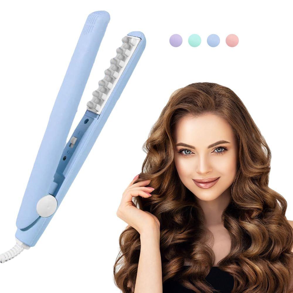 2 in 1 Wave Hair Curling Iron Root Lifter Travel Curling Wand  Short and All Hair Types