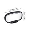 2x Car Auxiliary Blind Spot Convex Mirror Rear View Adjustable Wide Angle Mirror