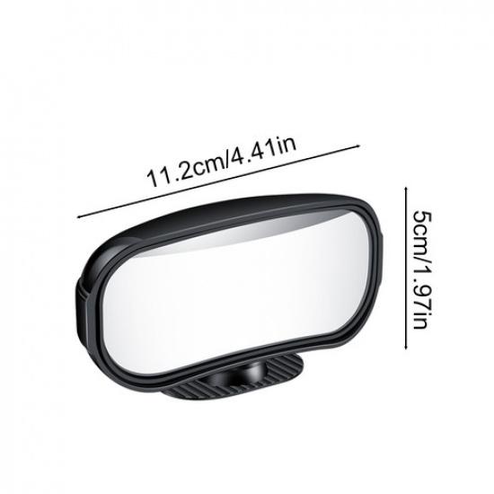 2x Car Auxiliary Blind Spot Convex Mirror Rear View Adjustable Wide Angle Mirror