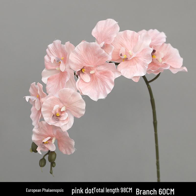 Luxury Realistic Phalaenopsis Artificial Flower for Weddings and Home Décor