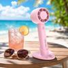USB Rechargeable Bladeless Fan - Portable Handheld Fan with Desktop Stand for Home