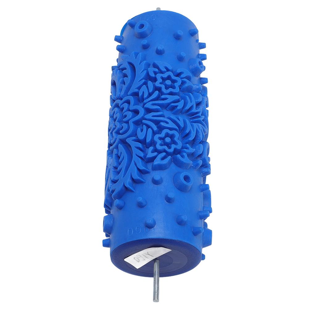 5 Inch Pattern Paint Roller Washable Reusable Decorative Art Pattern Texture Rubber Roller for Wall 