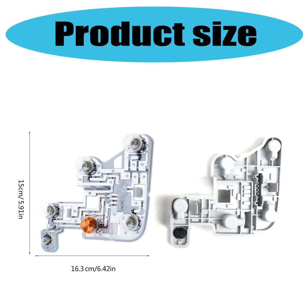 Rear Tail Light Lamp Holder Socket A2048201500 for W204 C Class Saloon 07-10 Tail Light Bulb Socket Holder Replacement