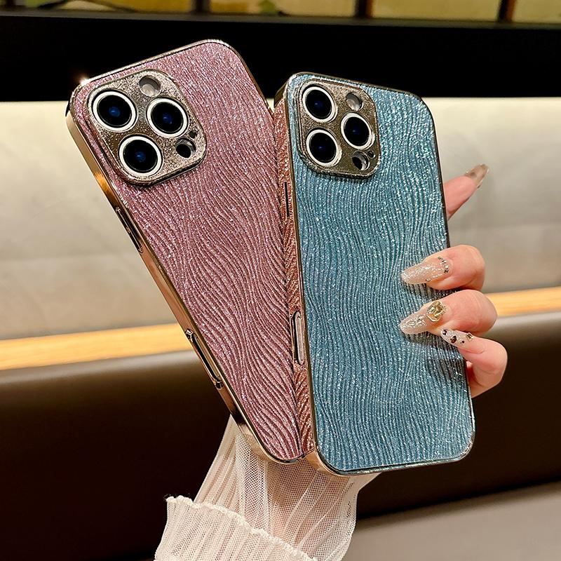 Luxury Glitter Plating Case For OPPO Reno 11 Pro 11F Reno 12 12F 12 Pro Reno 13 Pro 13F 8T Soft Bumper Bling Hard Back Cover