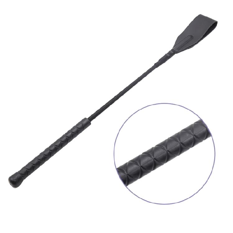 PU Leather Short Horsewhip Riding Crop Portable Lightweight Pointer Horse Whip