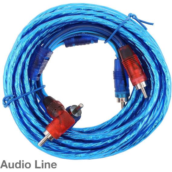 1 Set of Car Audio Wire Wiring Kit Car Speaker Woofer Cables Car Power Amplifier Audio Line Power Line for Car Modification